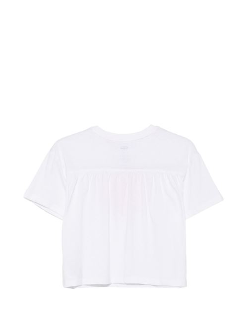 T-shirt bambina Levis Kids bianca a manica corta Levi's Kids | 4EP666W1T